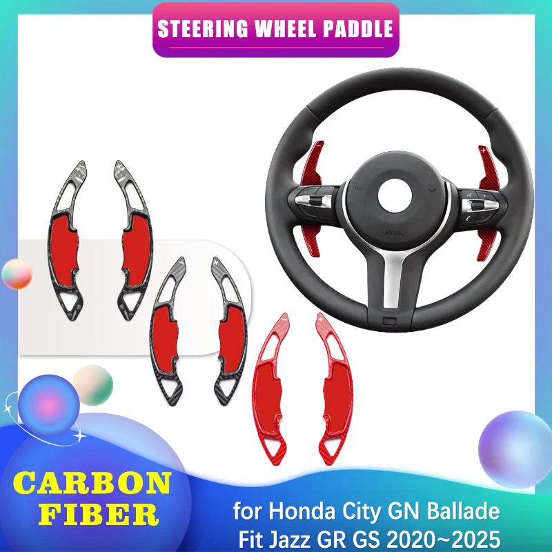 Лопатка рулевого колеса для Honda City GN Ballade Fit Jazz GR GS 2020 ~ 2025, рычаг переключения передач из углеродного волокна, аксессуары для расширения переключения передач
Лопатка рулевого колеса для Honda City GN Ballade Fit Jazz GR GS 2020 ~ 2025, рычаг переключения передач из углеродного волокна, аксессуары для расширения переключения передач