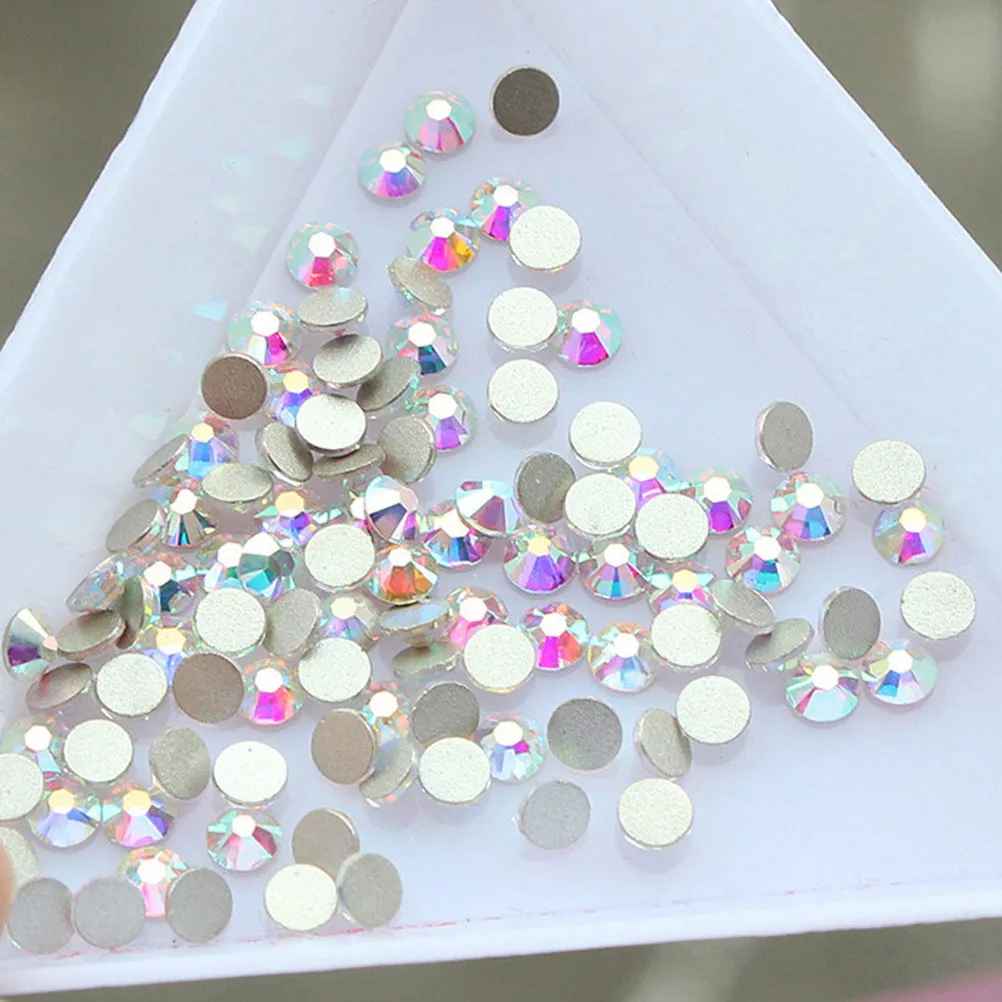 1440Pcs 2.0mm Crystal Ab Rhinestones Flat Back Nail Art Decorations for Uv Gel Acrylic Nails Jewelry Making Scrapbooking Wedding
1440Pcs 2.0mm Crystal Ab Rhinestones Flat Back Nail Art Decorations for Uv Gel Acrylic Nails Jewelry Making Scrapbooking Wedding