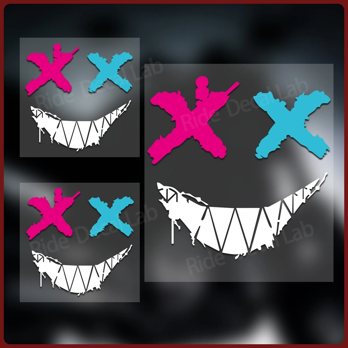 Reflective Devil Smiley Sticker for Motorcycle Accessories Front-end Decoration Car Window Modifications and Vinyl Decals
Reflective Devil Smiley Sticker for Motorcycle Accessories Front-end Decoration Car Window Modifications and Vinyl Decals