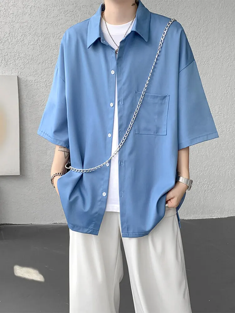 ort Sve Ice Silk Men's irt Summer 2025 Casual Loose Fit Korean Sle Polyester Blend Daily Wear arp Collar Button up
ort Sve Ice Silk Men's irt Summer 2025 Casual Loose Fit Korean Sle Polyester Blend Daily Wear arp Collar Button up