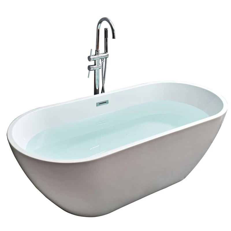 Acrylic freestanding oval egg type hotel homestay bathtub seamless integrated thermal insulation bathtub
Acrylic freestanding oval egg type hotel homestay bathtub seamless integrated thermal insulation bathtub