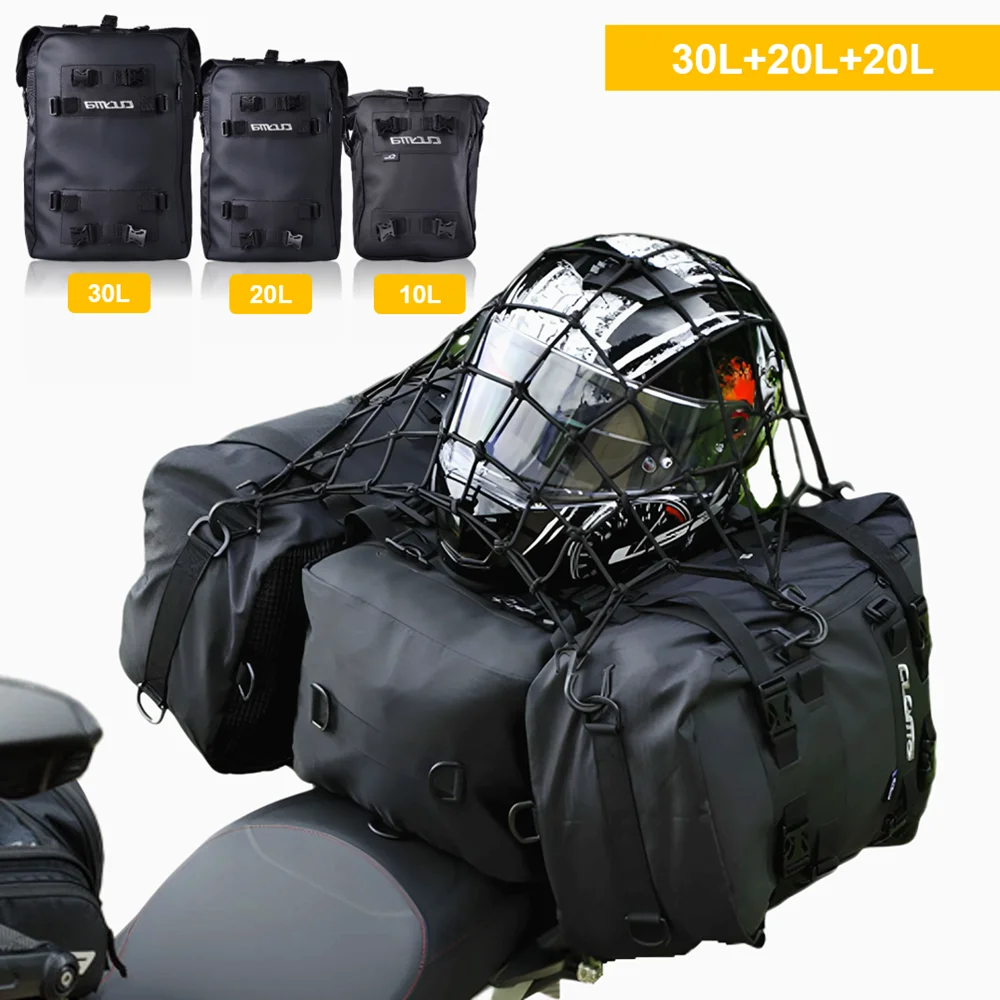 Motorcycle Back Seat Bag 10/20/30L Waterproof Multifunctional Saddle Side Luggage Bag cycling backpack Universal
Motorcycle Back Seat Bag 10/20/30L Waterproof Multifunctional Saddle Side Luggage Bag cycling backpack Universal