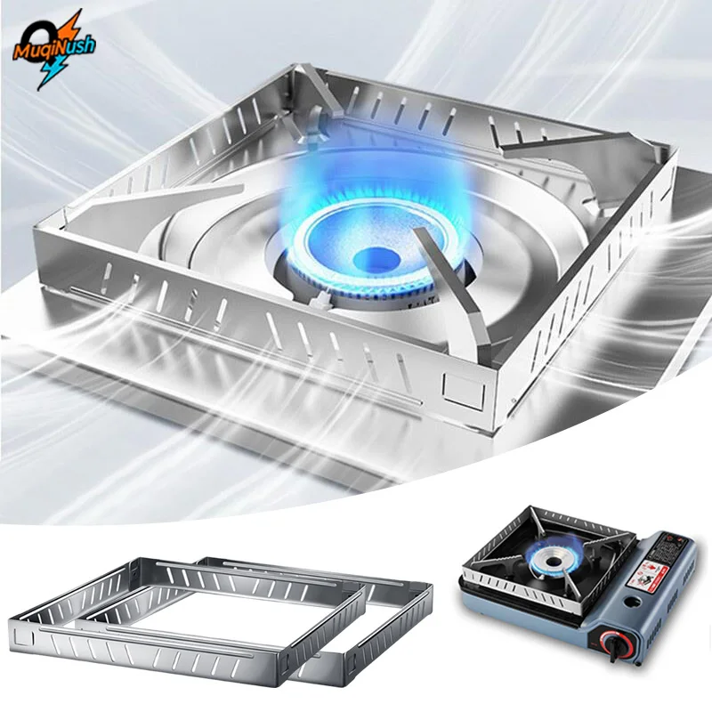 MuqiNush Outdoor Card Stove Burner Gas Stainless Steel Foldable Detachable Windproof Board Windscreen for Camping Cooker Picnic
MuqiNush Outdoor Card Stove Burner Gas Stainless Steel Foldable Detachable Windproof Board Windscreen for Camping Cooker Picnic