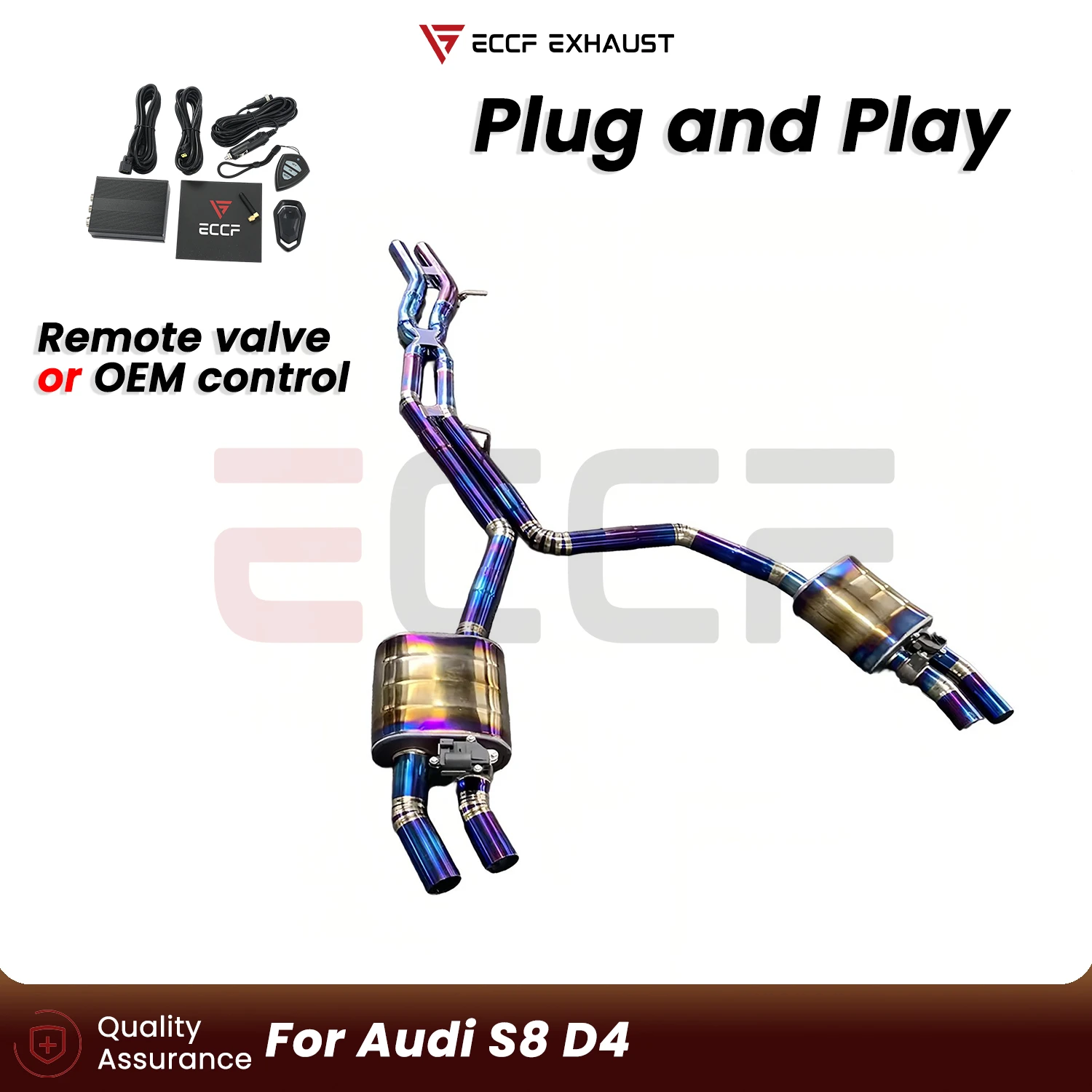 Aggressive Exhaust Sound Titanium Catback exhaust system For Audi S8 D4 Plug and Play Performance Upgrade
Aggressive Exhaust Sound Titanium Catback exhaust system For Audi S8 D4 Plug and Play Performance Upgrade