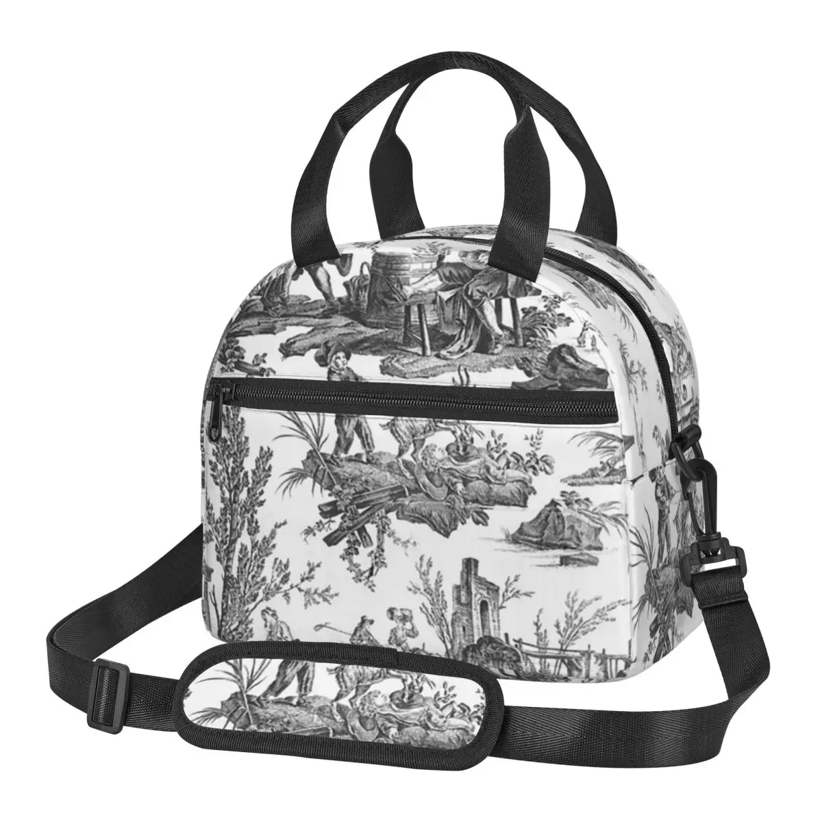 Винтажная французская термосумка для обедов с узором Toile De Jouy, для школы, пикника, хранения продуктов, портативная термосумка-холодильник для еды
Винтажная французская термосумка для обедов с узором Toile De Jouy, для школы, пикника, хранения продуктов, портативная термосумка-холодильник для еды
