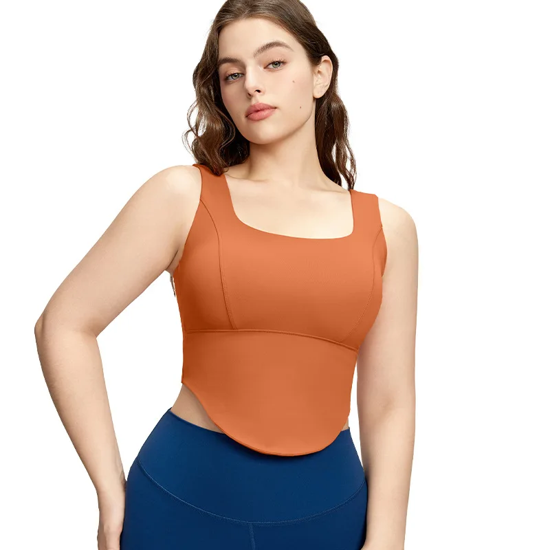 2025 Plus Size Yoga Vest Top Fixed Cup Plump Girls Running Shockproof Medium Tenacity Sports Top Workout Beauty Back Bra
2025 Plus Size Yoga Vest Top Fixed Cup Plump Girls Running Shockproof Medium Tenacity Sports Top Workout Beauty Back Bra