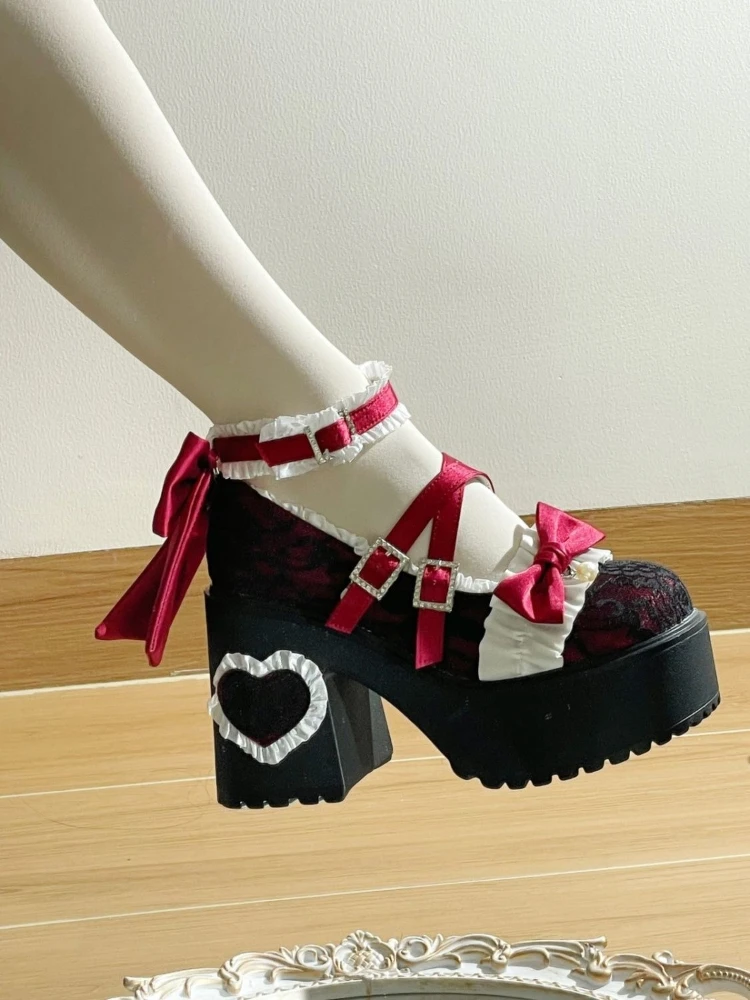 Popular Extended Size Elegant Lolita Design Thick Heel Round Toe Mary Jane Heels for Women JK Happy Style Original
Popular Extended Size Elegant Lolita Design Thick Heel Round Toe Mary Jane Heels for Women JK Happy Style Original
