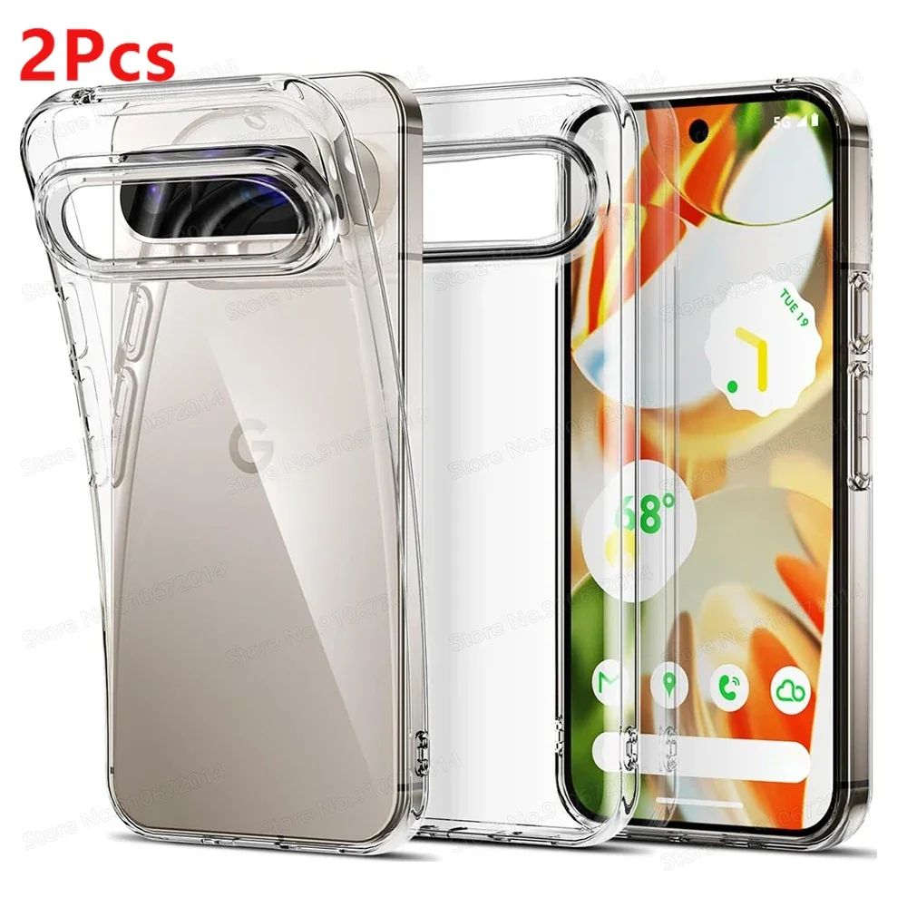 2Pcs For Googel Pixel 9 Pro XL Case Slim Tranpsarent Soft Silicone TPU Back Cover Google Pixel 8 Pro 8A 7A 6A 7 Pro Clear Shell
2Pcs For Googel Pixel 9 Pro XL Case Slim Tranpsarent Soft Silicone TPU Back Cover Google Pixel 8 Pro 8A 7A 6A 7 Pro Clear Shell
