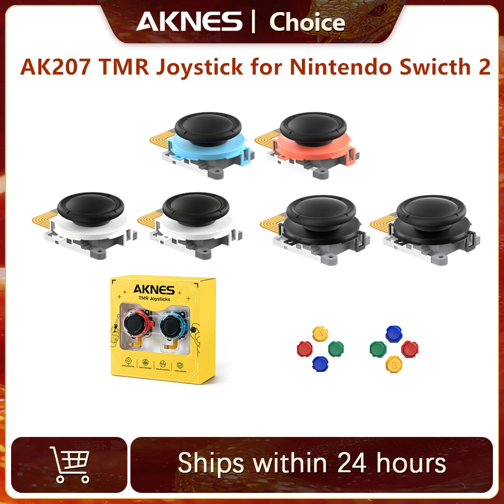 AKNES AK207 TMR Joystick For Joy-Con for Nintendo Swicth 2 TMR Electromagnetic Joystick Gaming Accessories
AKNES AK207 TMR Joystick For Joy-Con for Nintendo Swicth 2 TMR Electromagnetic Joystick Gaming Accessories