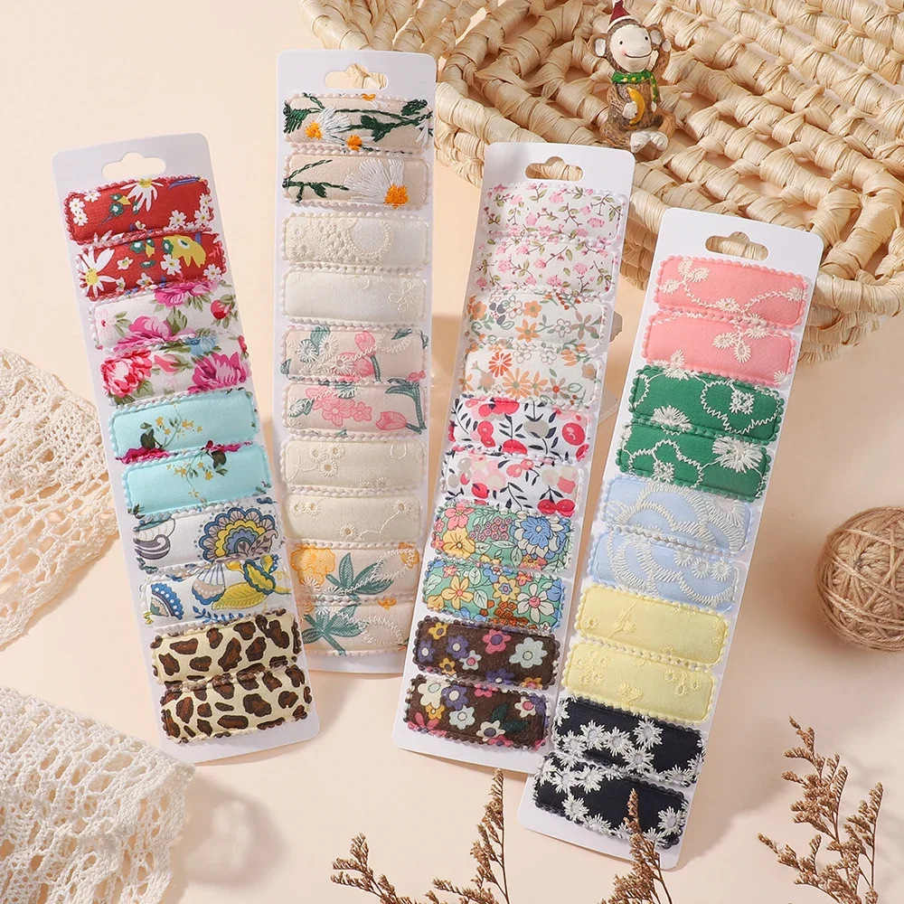 RAINBOW BOWS 20Pcs Lovely Print Floral BB Hair Clips for Girls 2.2'' Dopamine Hairpins Headwear Kids Hair Accessories
RAINBOW BOWS 20Pcs Lovely Print Floral BB Hair Clips for Girls 2.2'' Dopamine Hairpins Headwear Kids Hair Accessories