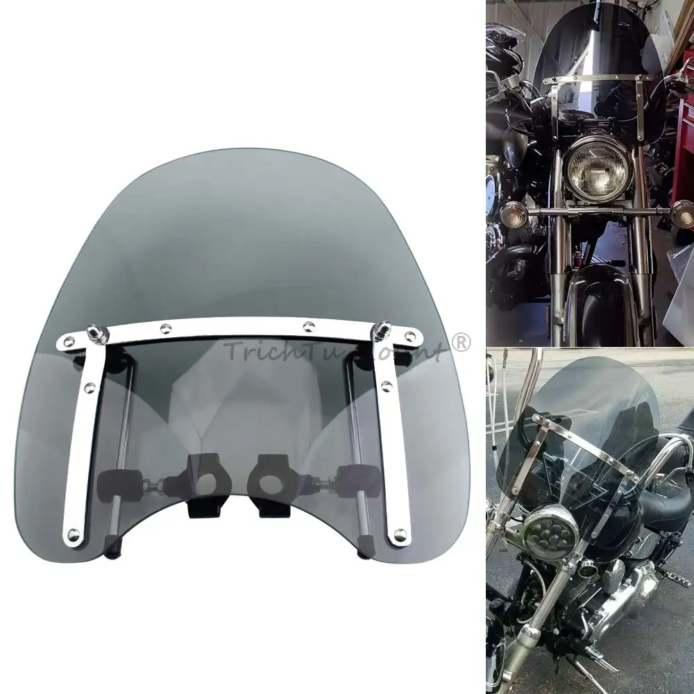 For Kawasaki Cruisers & Standards 1969-2017 Motorcycle Part Clear Somke Universal Windshield Fairing Protector Wind Screen
For Kawasaki Cruisers & Standards 1969-2017 Motorcycle Part Clear Somke Universal Windshield Fairing Protector Wind Screen