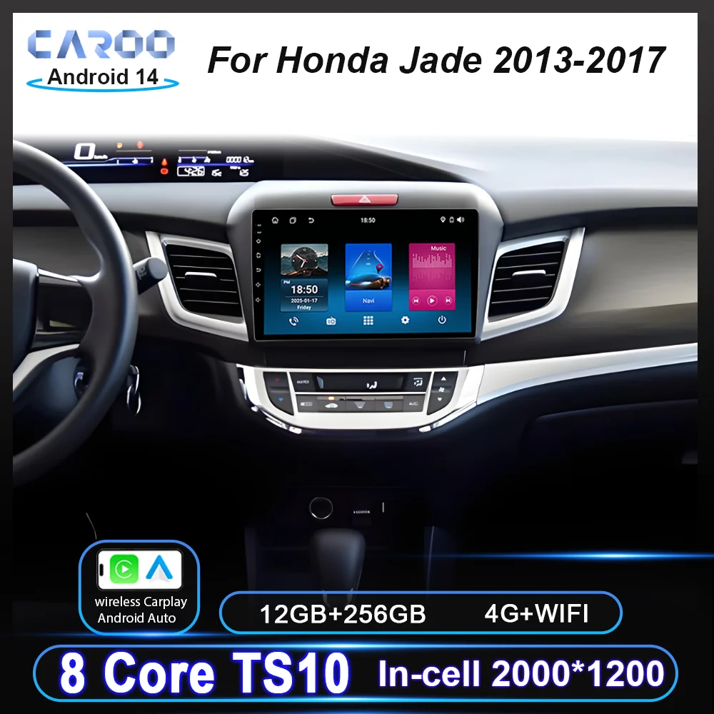Android 14 Car Carplay Android Auto For Honda Jade 2013-2017 Auto Radio Stereo GPS Navigation Multimidia Player 2din QLED Screen
Android 14 Car Carplay Android Auto For Honda Jade 2013-2017 Auto Radio Stereo GPS Navigation Multimidia Player 2din QLED Screen