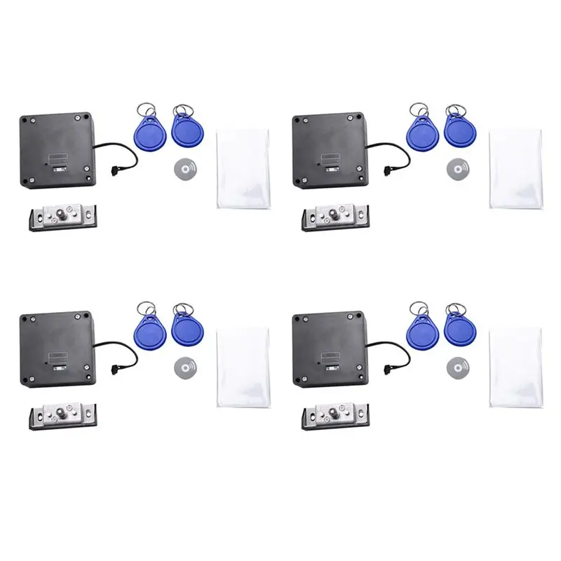 BNVN-4X Smart Electronic RFID Cabinet Lock No Hole Easy Installation Furniture Locker Wardrobe Shoe Cabinet Drawer Door Lock
BNVN-4X Smart Electronic RFID Cabinet Lock No Hole Easy Installation Furniture Locker Wardrobe Shoe Cabinet Drawer Door Lock