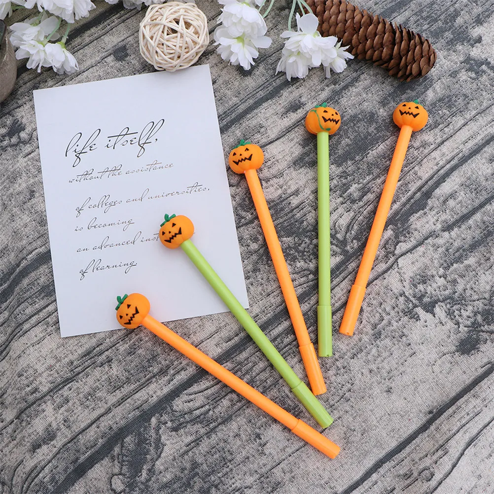 8Pcs Creative Pumpkin Gel Pen Cartoon Colorful Smooth Writing Pen School Office Stationery Halloween School Stationery
8Pcs Creative Pumpkin Gel Pen Cartoon Colorful Smooth Writing Pen School Office Stationery Halloween School Stationery