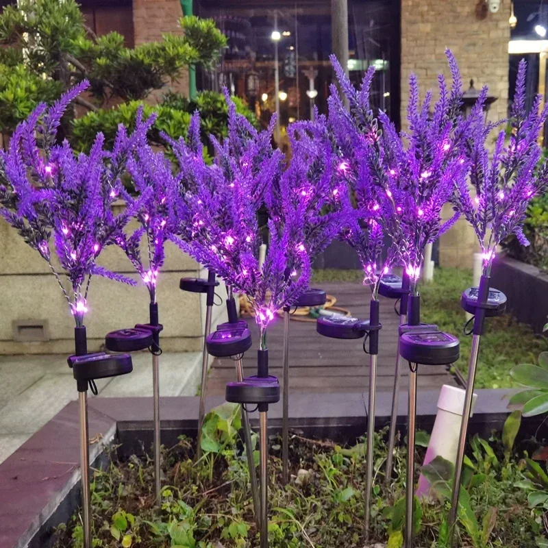 1PC Solar Lights Outdoor Decorative Solar Garden Lights Purple Lavender Flower Lawn Lamp for Yard Patio Garden Decor
1PC Solar Lights Outdoor Decorative Solar Garden Lights Purple Lavender Flower Lawn Lamp for Yard Patio Garden Decor