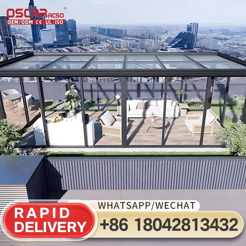 Customizable Factory Direct Aluminum Glass House Sunroom for Outdoor Patio Backyard Garden in USA
Customizable Factory Direct Aluminum Glass House Sunroom for Outdoor Patio Backyard Garden in USA