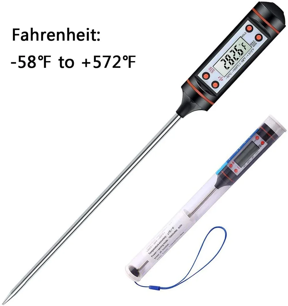 Digital Thermometer With Probe Candle Making Kits Measure Liquid Soy Paraffin Wax Melts Milk Meat Cake Household Cooking Tool Gw
Digital Thermometer With Probe Candle Making Kits Measure Liquid Soy Paraffin Wax Melts Milk Meat Cake Household Cooking Tool Gw