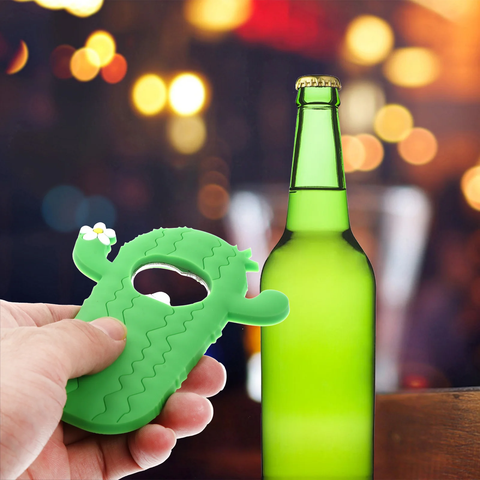 2Pcs Creative Cactus Shaped Bottle Opener Strong Magnets Easy Carry for Beer Ktv Kitchen Bottle Opener
2Pcs Creative Cactus Shaped Bottle Opener Strong Magnets Easy Carry for Beer Ktv Kitchen Bottle Opener