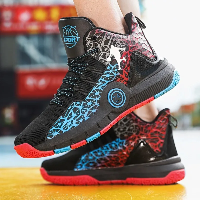 Parent-child Style Multi-color Thick-soled Height-increasing Rebound Cushioning Large-size Multi-color Sports Basketball Shoes
Parent-child Style Multi-color Thick-soled Height-increasing Rebound Cushioning Large-size Multi-color Sports Basketball Shoes