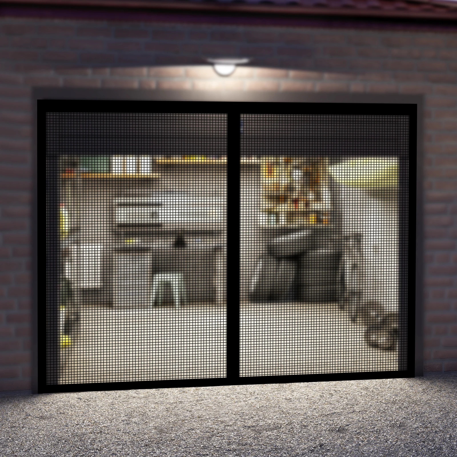 10 X 8ft Durable Fiberglass Magnetic Garage Door Screen with 6 Strap Tapes and 2 Roll Hook Tapes for Front Doors, Interiors
10 X 8ft Durable Fiberglass Magnetic Garage Door Screen with 6 Strap Tapes and 2 Roll Hook Tapes for Front Doors, Interiors