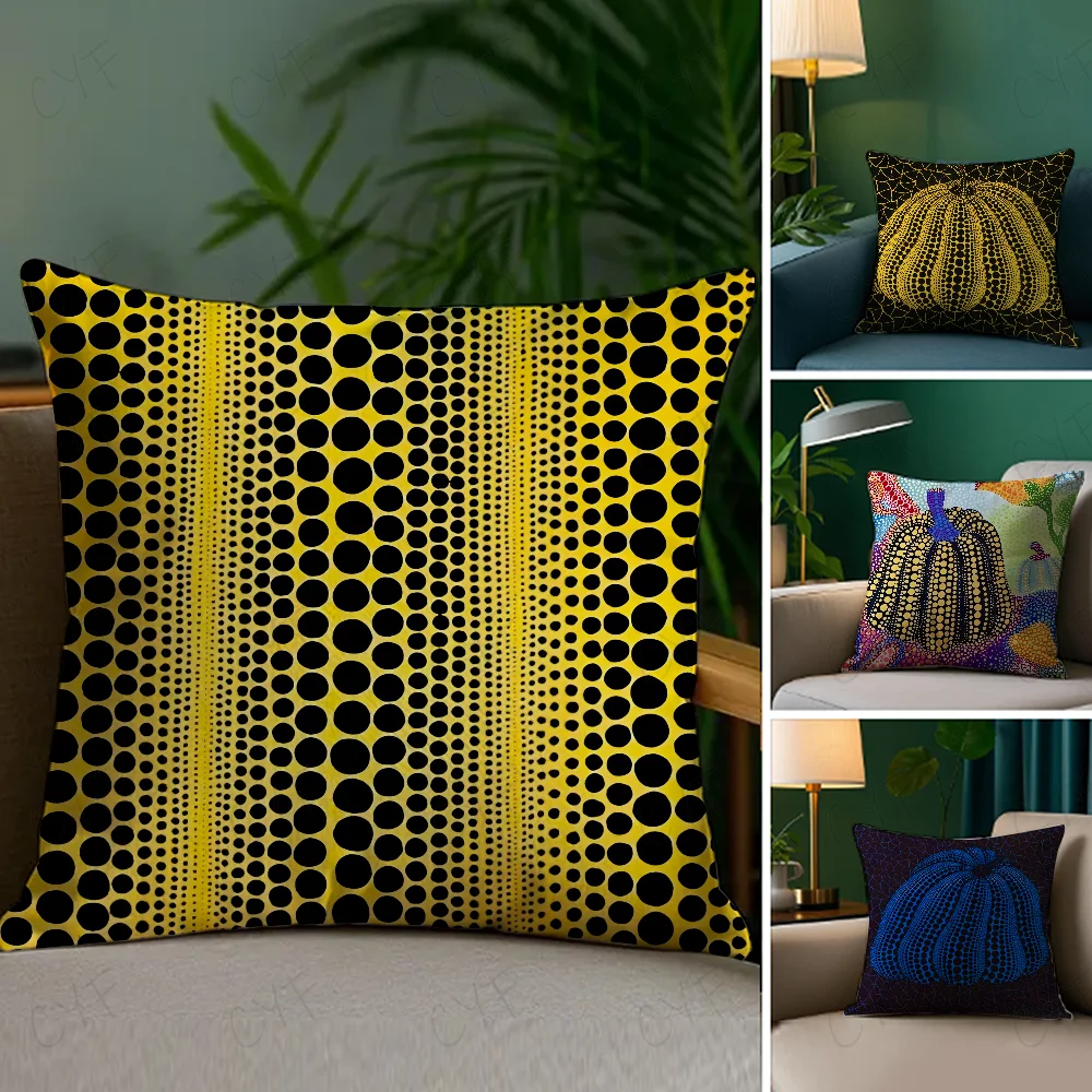 Yayoi Kusama Abstract Art Pumpkin Pillow Case Anti-dustmite Pillowcase Invisible zipper silky short plush Sofa cushion cover
Yayoi Kusama Abstract Art Pumpkin Pillow Case Anti-dustmite Pillowcase Invisible zipper silky short plush Sofa cushion cover