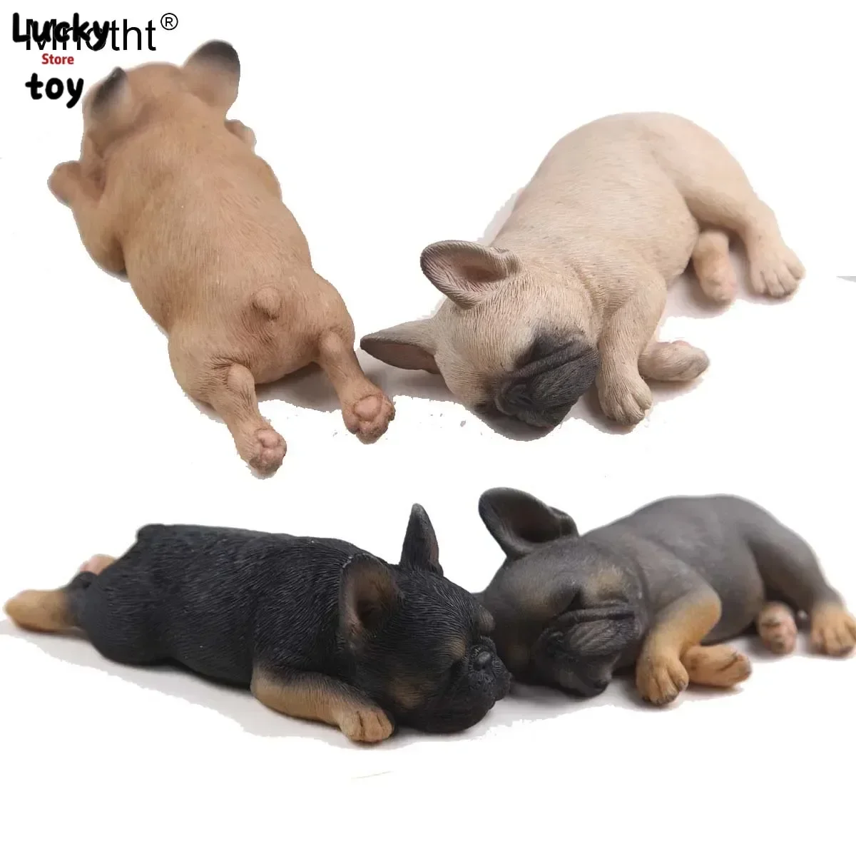 Mnotht 1 Pair 1/6 Scale French Bulldog Model Resin Sleeping Animal Dog Pet Sculpture Carving Model For 12in Action Figure Scene
Mnotht 1 Pair 1/6 Scale French Bulldog Model Resin Sleeping Animal Dog Pet Sculpture Carving Model For 12in Action Figure Scene