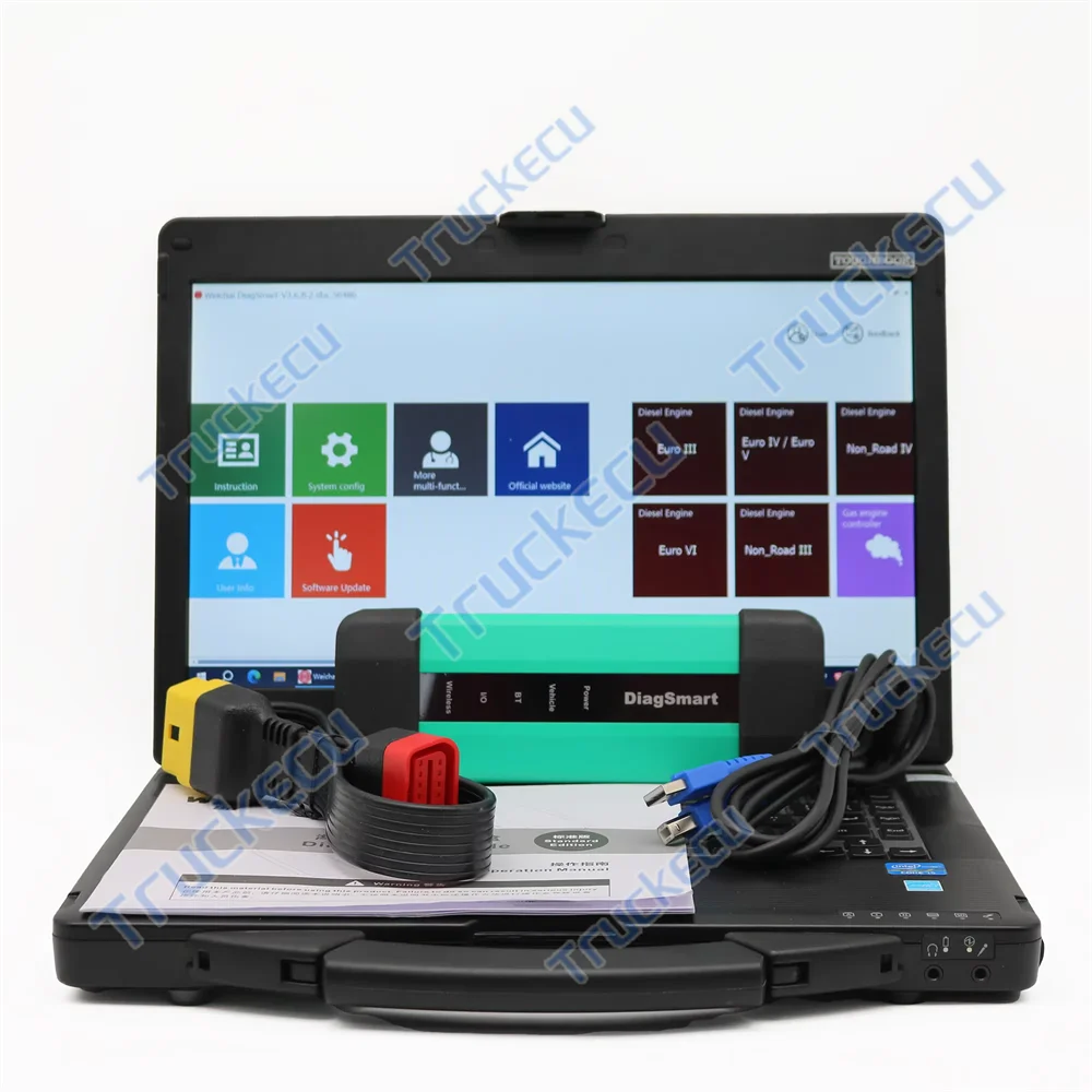 CF53Laptop for Weichai Heavy Duty Diagnostic Tool Specialized Vehicle Inspection Equipment for DiagSmart Standard Fault Detector
CF53Laptop for Weichai Heavy Duty Diagnostic Tool Specialized Vehicle Inspection Equipment for DiagSmart Standard Fault Detector
