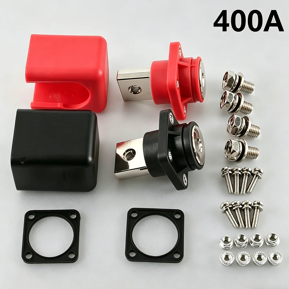 2/4PCS 400A All Copper High Current Through Wall Battery Stud Terminal Connector for Lithium Battery Energy Storage
2/4PCS 400A All Copper High Current Through Wall Battery Stud Terminal Connector for Lithium Battery Energy Storage