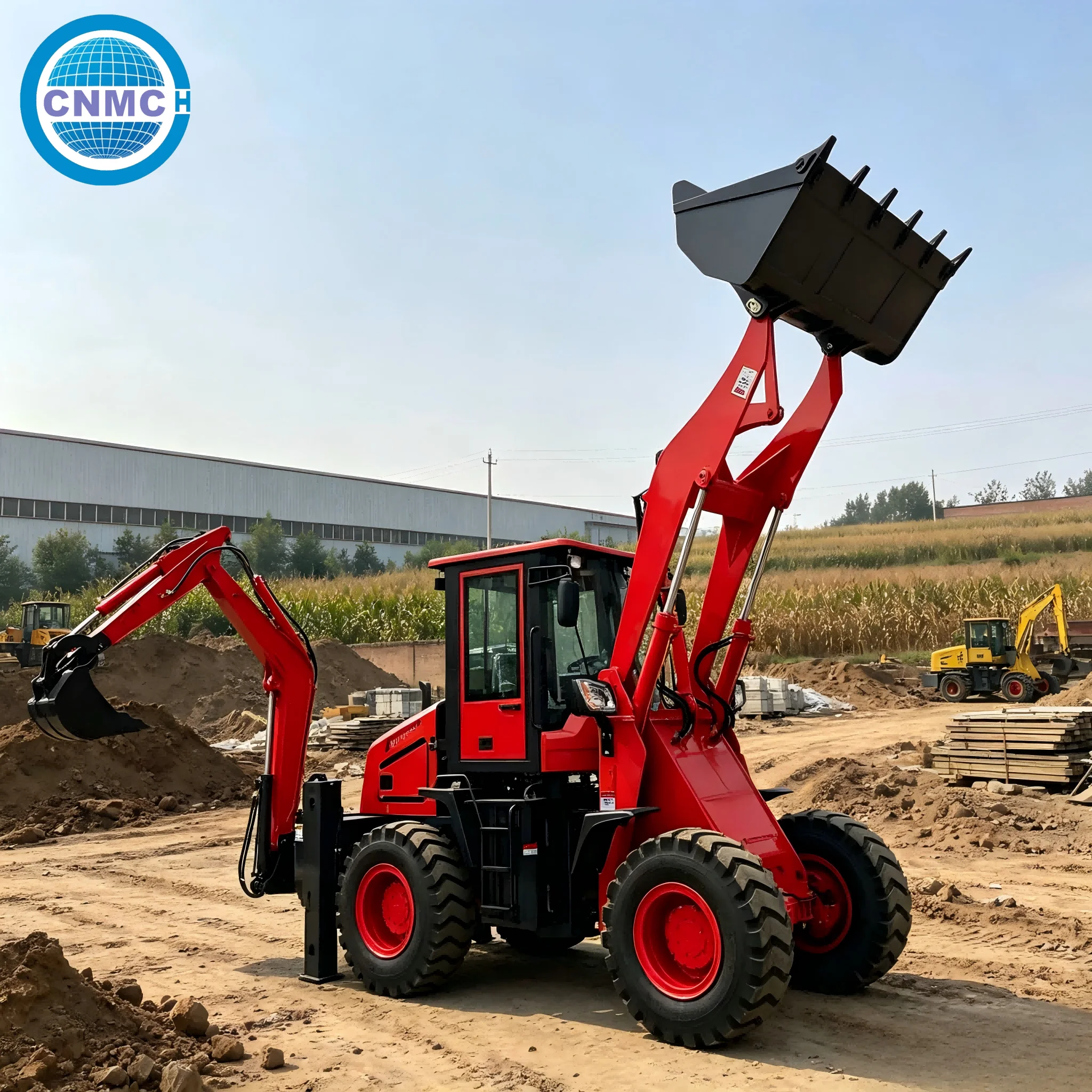 CNMC 6 Ton Backhoe Excavator Digger H-frame leg 4x4 Wheel Excavator Loader Two-End Operation EPA CE Certified Construction Use
CNMC 6 Ton Backhoe Excavator Digger H-frame leg 4x4 Wheel Excavator Loader Two-End Operation EPA CE Certified Construction Use