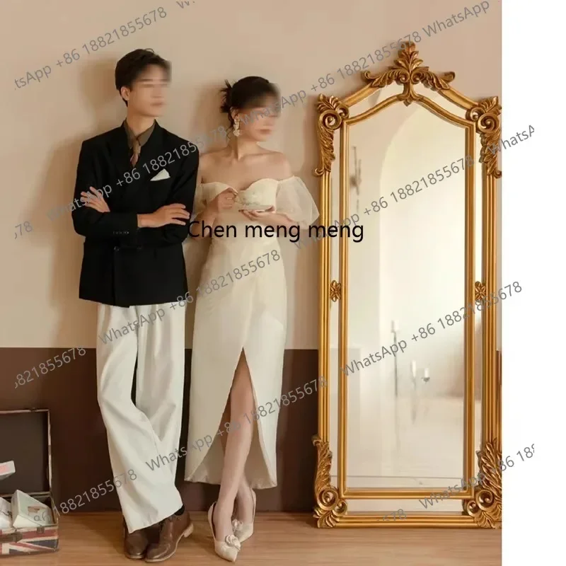 X Retro full-length mirror, carved wall-mounted floor-to-ceiling full-length mirror for home use
X Retro full-length mirror, carved wall-mounted floor-to-ceiling full-length mirror for home use