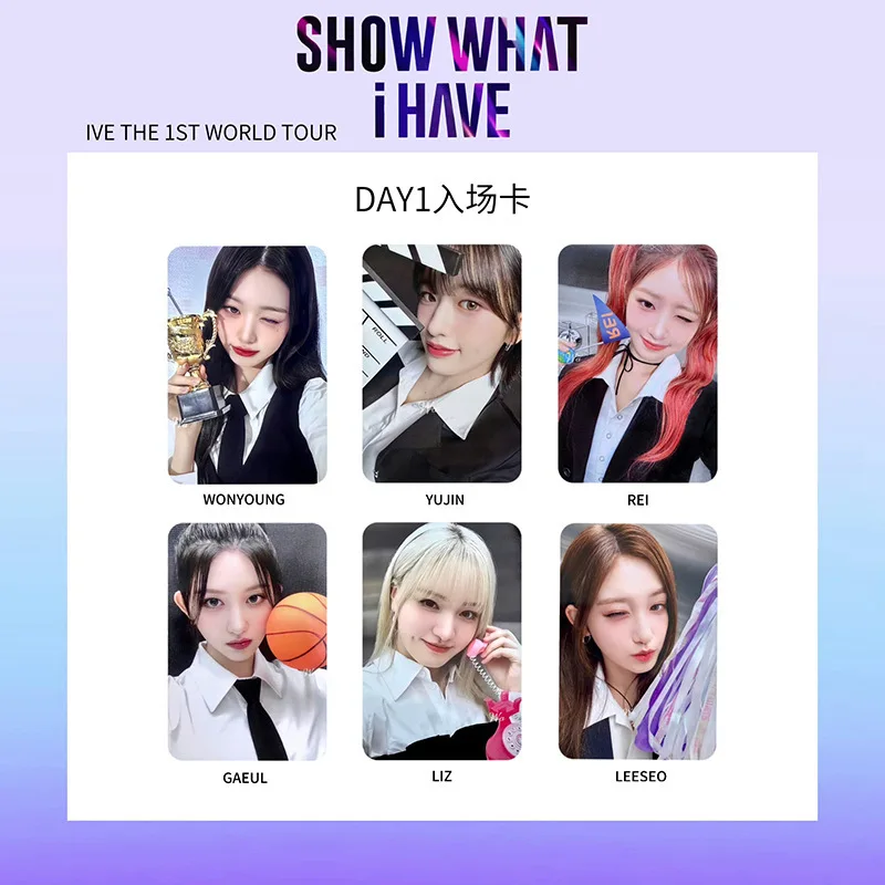 IVE World Tour Concert DAY1 Entrance Cart Classic Card Zhang Yuanying Star Surrounding Area
IVE World Tour Concert DAY1 Entrance Cart Classic Card Zhang Yuanying Star Surrounding Area