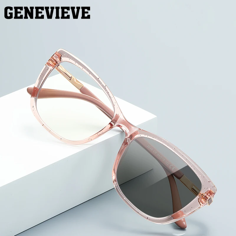 GENEVIEVE Fashion Simple Butterfly Personalized Design Anti-Blue Light Reading Glasses Customizable Prescription Photochromic
GENEVIEVE Fashion Simple Butterfly Personalized Design Anti-Blue Light Reading Glasses Customizable Prescription Photochromic
