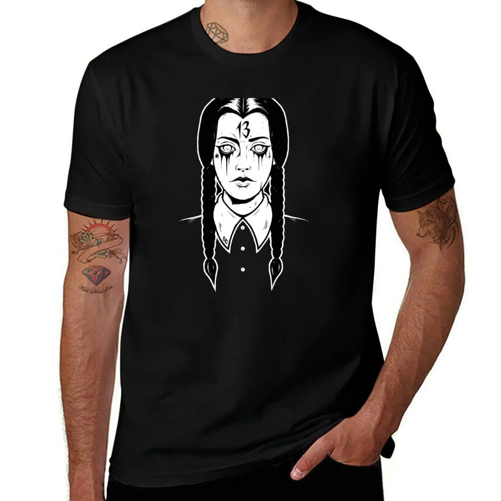 Wednesday Addams 13 Horror T-Shirt T-Shirt graphic tee shirt boys animal print summer 2025 blue lock men t shirt
Wednesday Addams 13 Horror T-Shirt T-Shirt graphic tee shirt boys animal print summer 2025 blue lock men t shirt