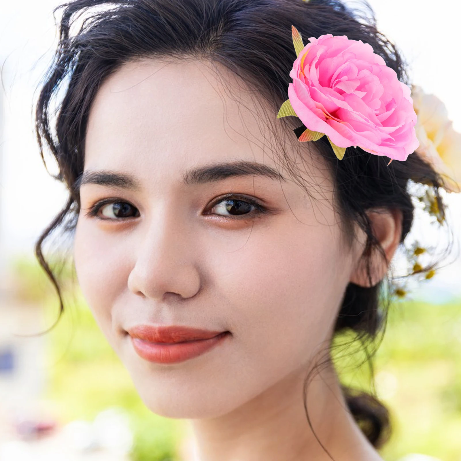 2 Pcs Artificial Flower Hairpin Chinese Style Peony Clips Women Small Hair Accessories for Weddings Vacation Lifelike Design
2 Pcs Artificial Flower Hairpin Chinese Style Peony Clips Women Small Hair Accessories for Weddings Vacation Lifelike Design