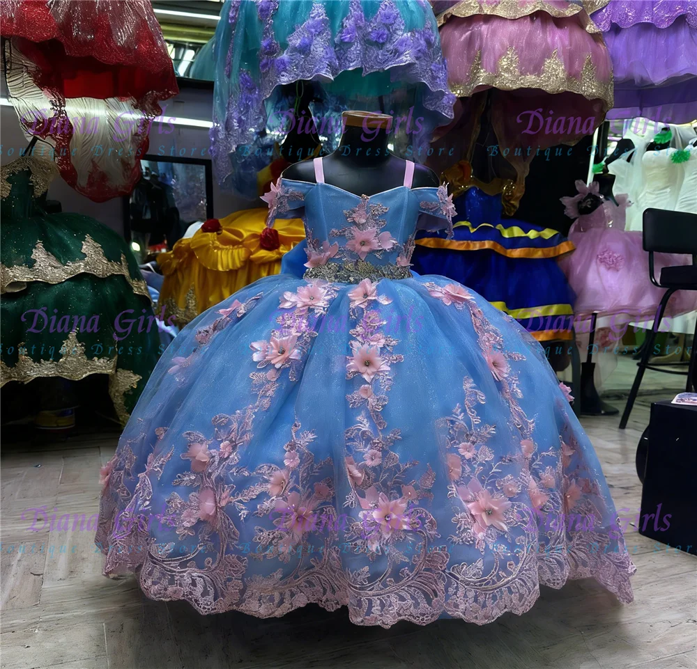 2026 New Gorgeous Flower Girl Dress Quality Blue TUlle Fluffy Pink Applique For Wedding Birthday Party Evening Ball Gowns
2026 New Gorgeous Flower Girl Dress Quality Blue TUlle Fluffy Pink Applique For Wedding Birthday Party Evening Ball Gowns
