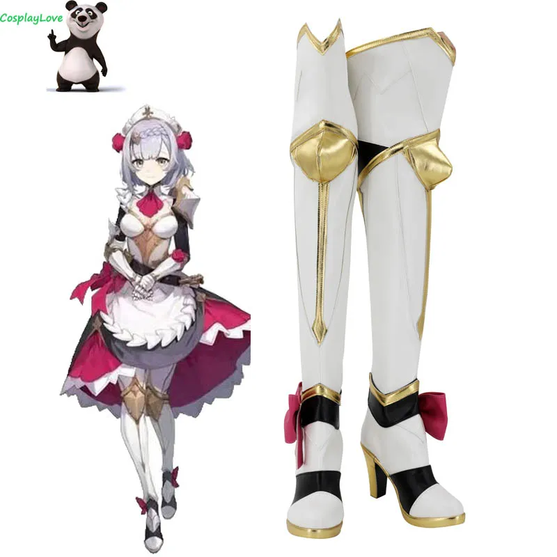New Anime Genshin Impact Noelle Cosplay Shoes Boots For Halloween Christmas Party Gift Wanderer Cosplay Boots Shoes PU Leather
New Anime Genshin Impact Noelle Cosplay Shoes Boots For Halloween Christmas Party Gift Wanderer Cosplay Boots Shoes PU Leather