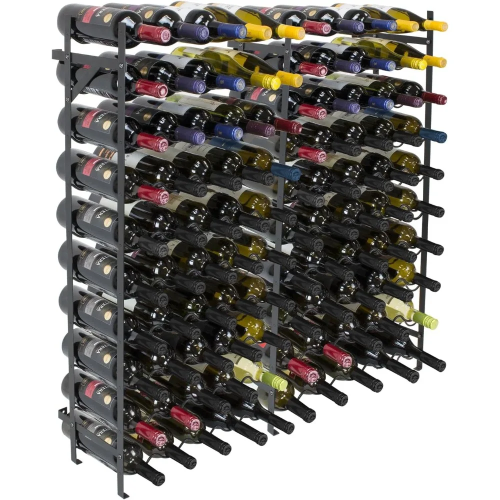 Wine Rack Freestanding Floor - Wine Bottle Holder Holds 100 Bottles of Wine - 100 Bottle Capacity Storage for Any Bar
Wine Rack Freestanding Floor - Wine Bottle Holder Holds 100 Bottles of Wine - 100 Bottle Capacity Storage for Any Bar