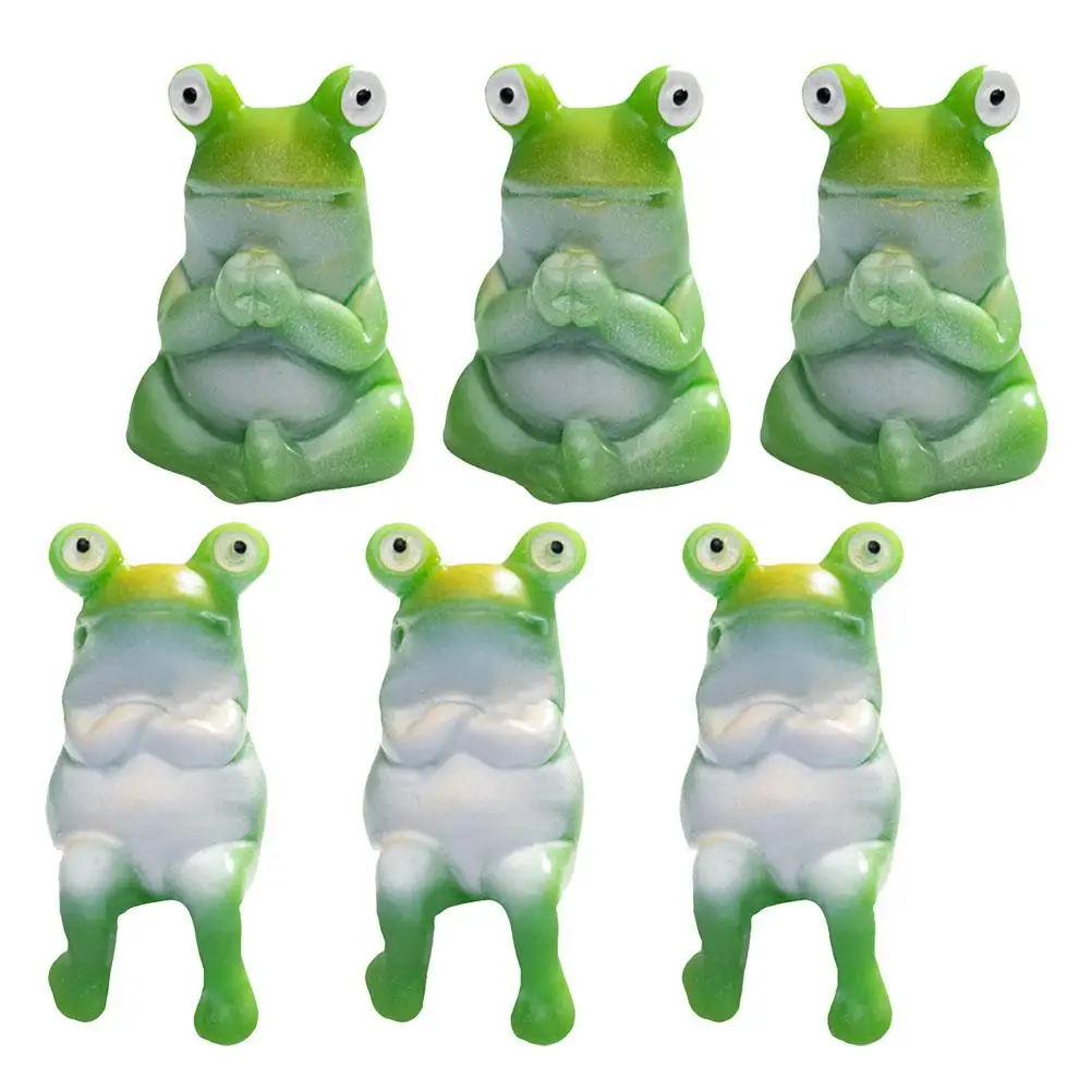 12pcs Mini Frog Figurines For Diy Terrarium Crafts Cute Resin Animal Ornaments Garden Moss Landscape Ornaments For Garden Home O
12pcs Mini Frog Figurines For Diy Terrarium Crafts Cute Resin Animal Ornaments Garden Moss Landscape Ornaments For Garden Home O