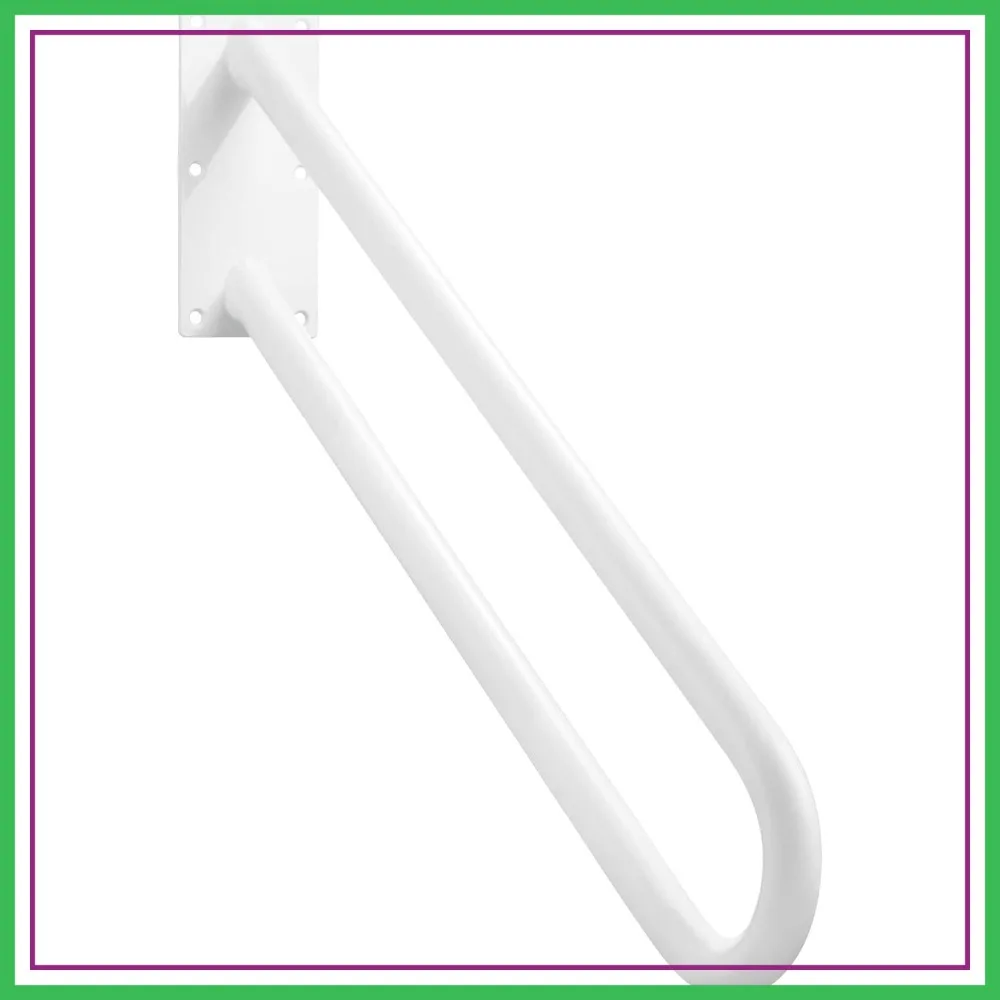 Heavy Duty Wall Mount Handrail - Non-Slip Powder Coated Finish for Stairs, Decks, Porch, Mobile Homes - 32 Inch
Heavy Duty Wall Mount Handrail - Non-Slip Powder Coated Finish for Stairs, Decks, Porch, Mobile Homes - 32 Inch