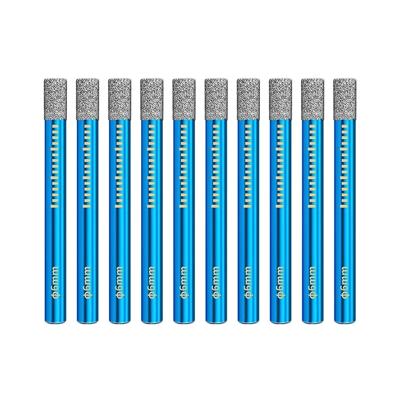 Diamond tile drill bit, 10 core quick change round handle 6mm hard alloy tile drill bit
Diamond tile drill bit, 10 core quick change round handle 6mm hard alloy tile drill bit
