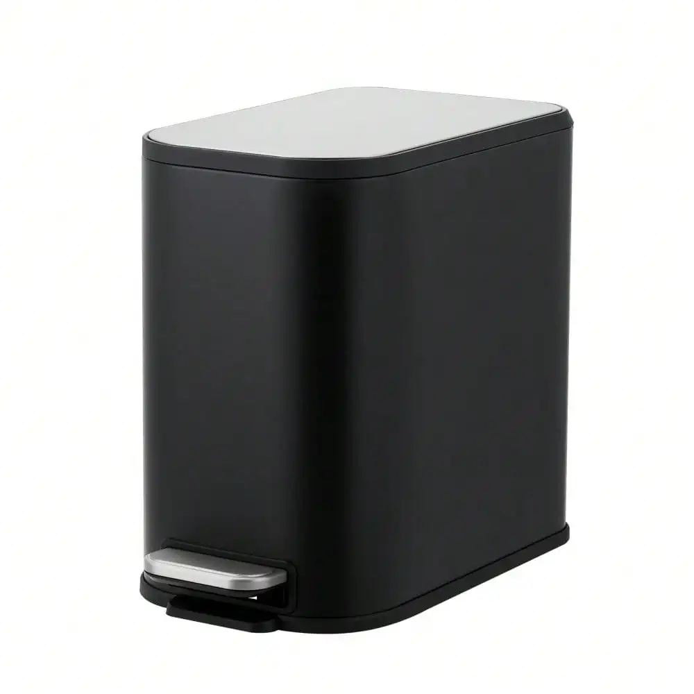 Bathroom Trash Can With Soft Close Lid, Small Stainless Steel Kitchen Trash Can With Removable Inner Bucket, Fingerprint Resista
Bathroom Trash Can With Soft Close Lid, Small Stainless Steel Kitchen Trash Can With Removable Inner Bucket, Fingerprint Resista