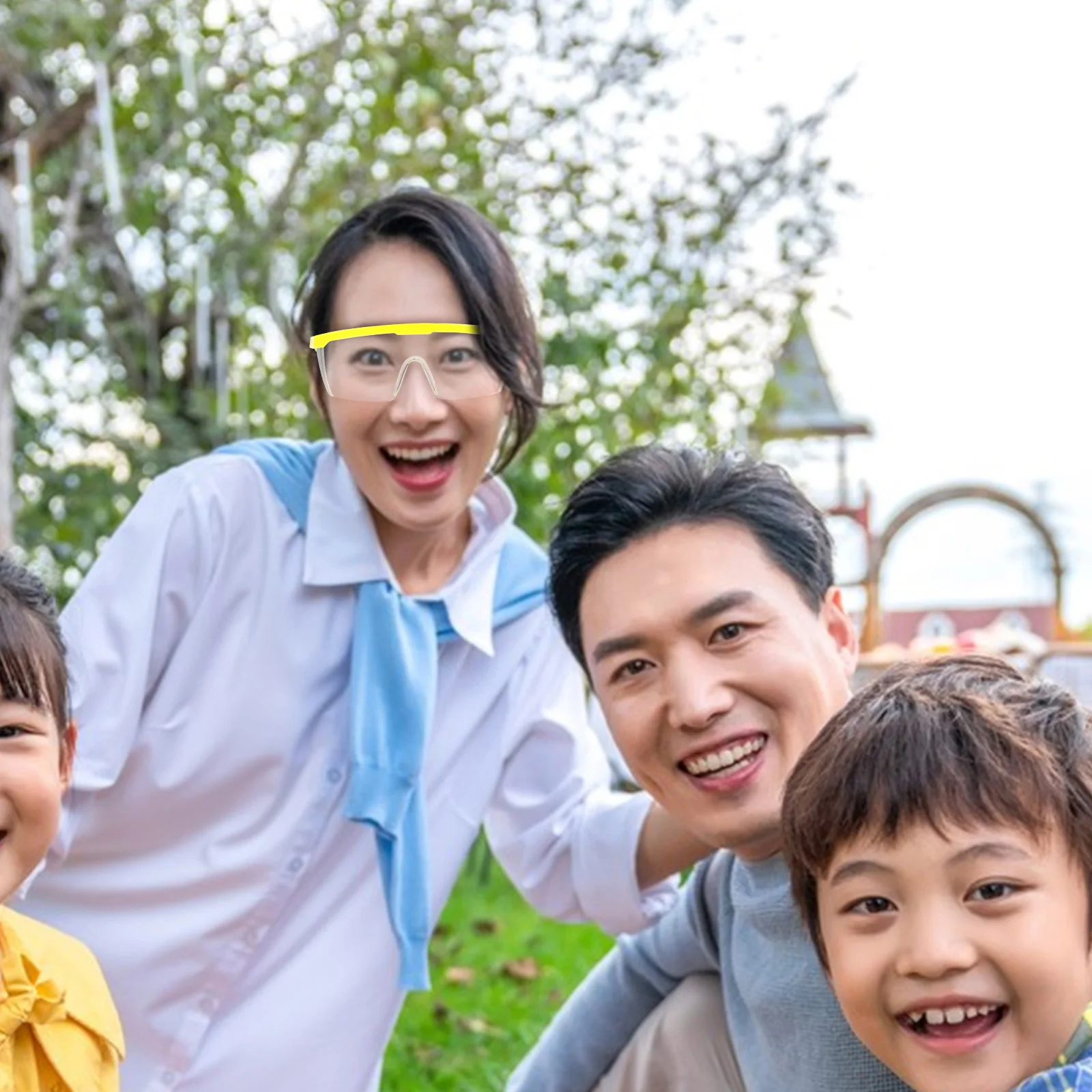 12Pcs Eye Protective Glasses Splash Proof Wind Proof Riding Eyewear Outdoor Dust Resistant Goggles Yellow Frame White Lens 
12Pcs Eye Protective Glasses Splash Proof Wind Proof Riding Eyewear Outdoor Dust Resistant Goggles Yellow Frame White Lens