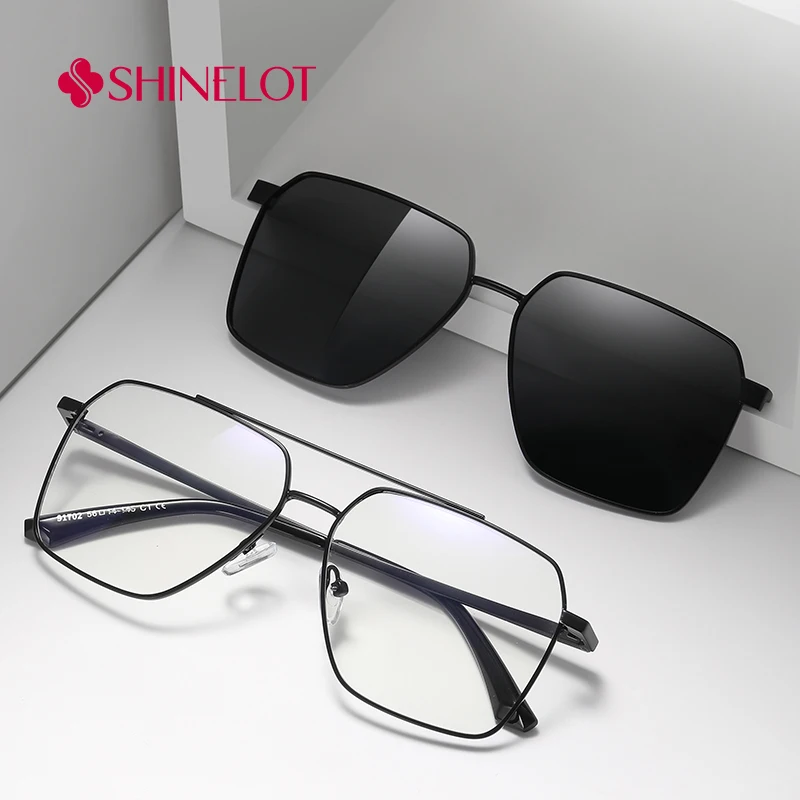 91702 Fashion Men Double Bridge Clip on Sunglasses Business Male Polarized Magnetic Sun Glasses UV400 Shades Fishing Glasses
91702 Fashion Men Double Bridge Clip on Sunglasses Business Male Polarized Magnetic Sun Glasses UV400 Shades Fishing Glasses
