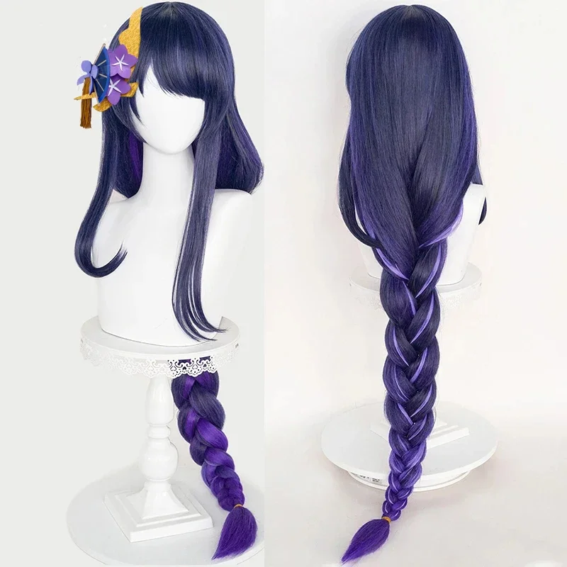Genshin Impact Raiden Shogun Cosplay Wig Long Graident Purple Braided Heat Resistant Synthetic Hair Peluca Anime Wigs + Wig Cap
Genshin Impact Raiden Shogun Cosplay Wig Long Graident Purple Braided Heat Resistant Synthetic Hair Peluca Anime Wigs + Wig Cap