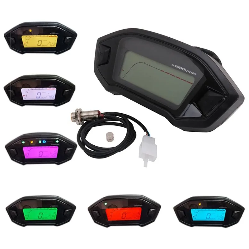 Universal Motorcycle LCD Odometer M3 Speedometer
Universal Motorcycle LCD Odometer M3 Speedometer