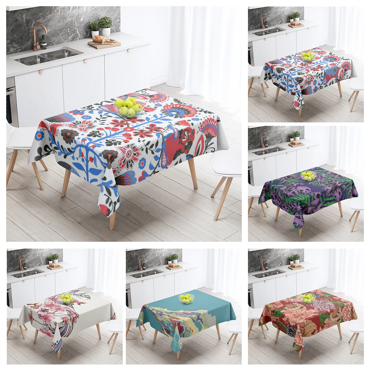 Home tablecloths dining decoration and rectangular table accessories waterproof cloth Anti-stain restaurant Nordic animal dog
Home tablecloths dining decoration and rectangular table accessories waterproof cloth Anti-stain restaurant Nordic animal dog