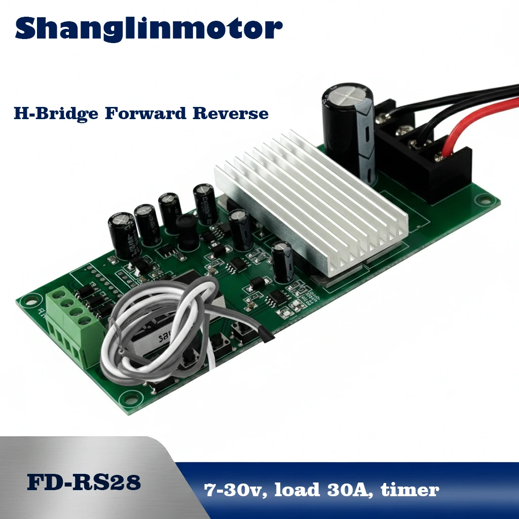 Контроллер двигателя высокой мощности 30А, 7-30В, H-мост, модуль реле с циклическим переключением вперед/назад, 8 режимов, управление скоростью и таймером
Контроллер двигателя высокой мощности 30А, 7-30В, H-мост, модуль реле с циклическим переключением вперед/назад, 8 режимов, управление скоростью и таймером
