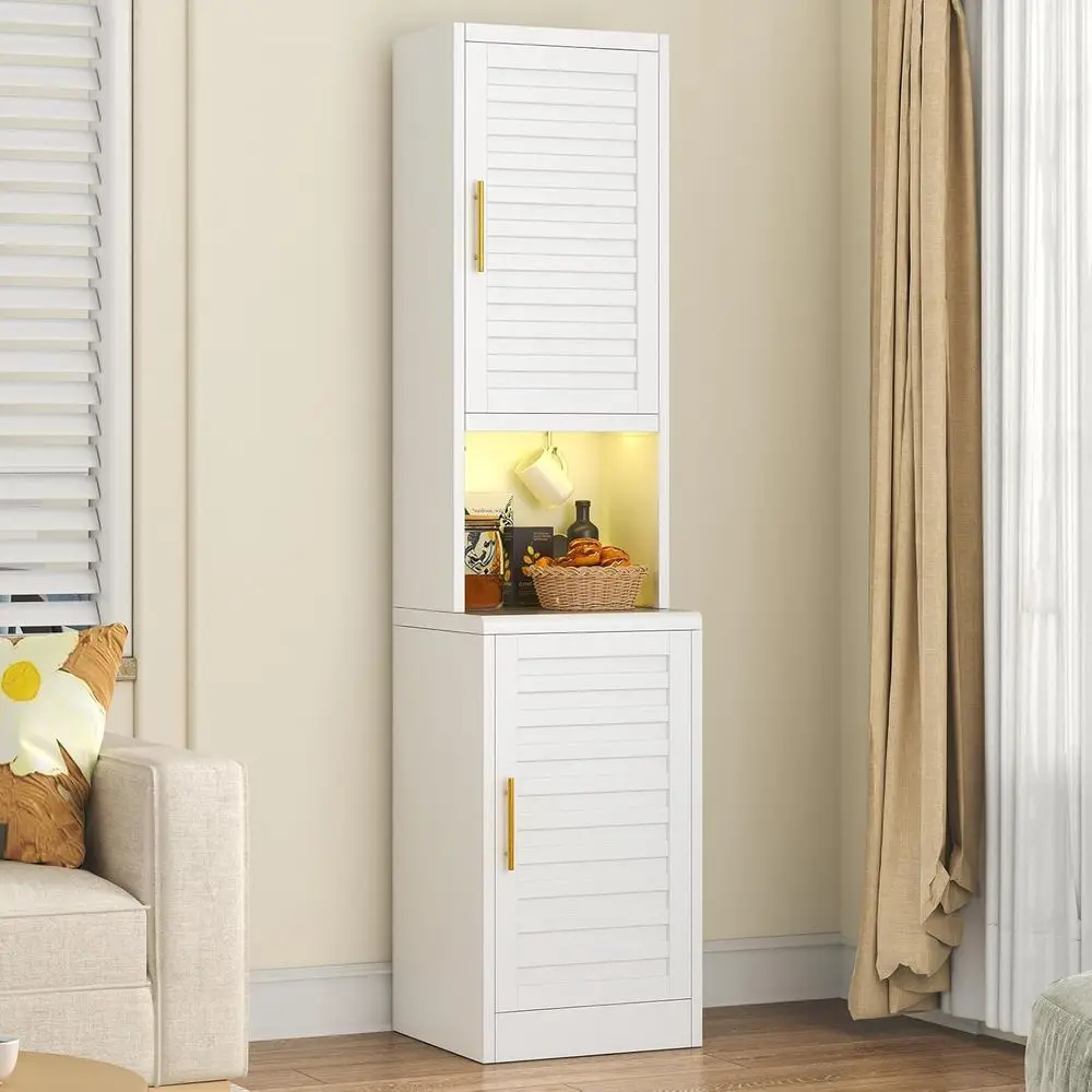 68 Tall Kitchen Pantry Cabinet with 2 Doors & 4 Adjustable Shelves, Multi-Purpose Sideboard for Home & Office
68 Tall Kitchen Pantry Cabinet with 2 Doors & 4 Adjustable Shelves, Multi-Purpose Sideboard for Home & Office