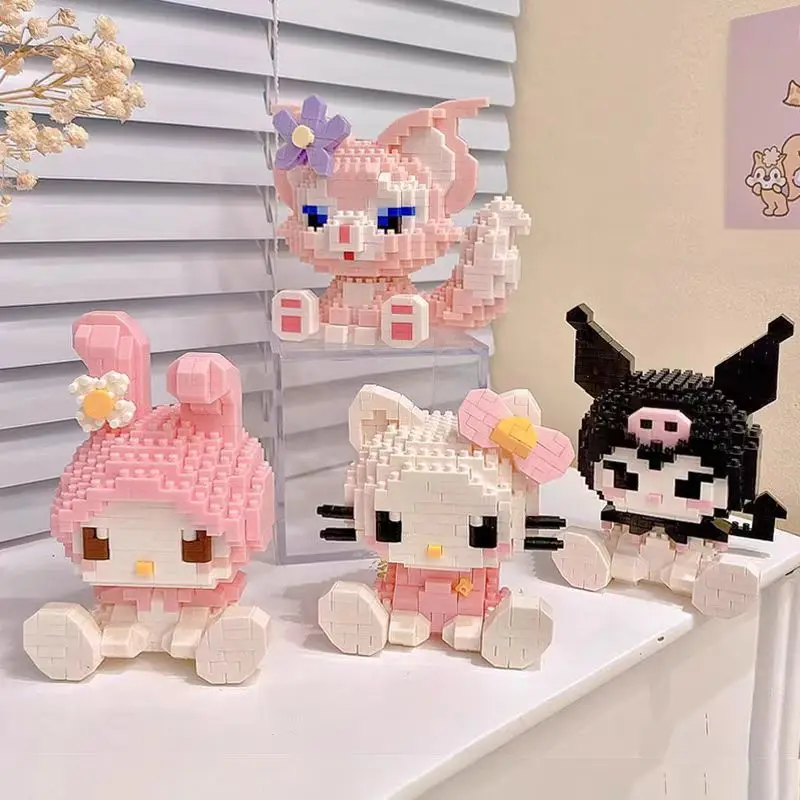 Disney Stitch LinaBell Hello Kitty Building Blocks StellaLou Princess Cartoon Figrues Bricks Children's Assembly Toys Model Gift
Disney Stitch LinaBell Hello Kitty Building Blocks StellaLou Princess Cartoon Figrues Bricks Children's Assembly Toys Model Gift