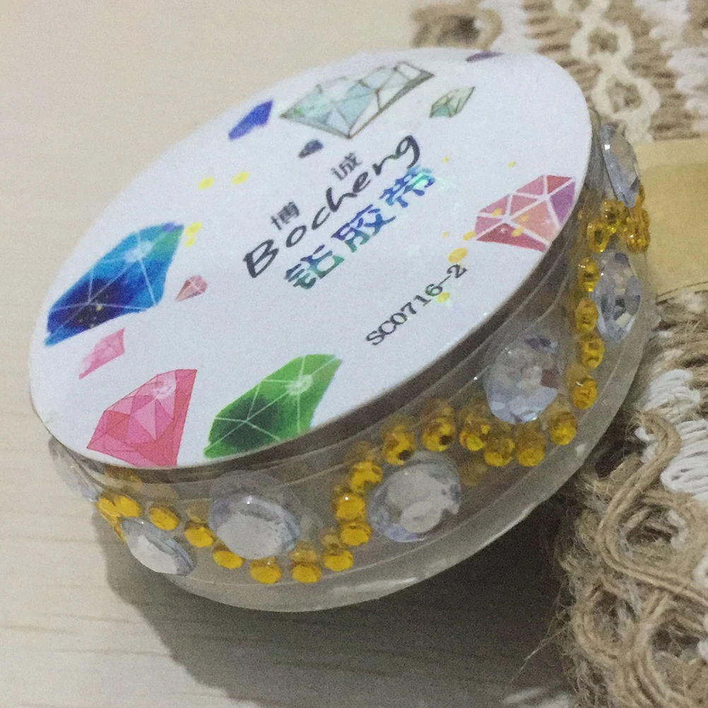 1 Roll Acrylic DIY Rhinestone Tape 3D Decorative Adhesive Tape for Crafts Journals Planners (1.2M-1.8M Mixed)
1 Roll Acrylic DIY Rhinestone Tape 3D Decorative Adhesive Tape for Crafts Journals Planners (1.2M-1.8M Mixed)
